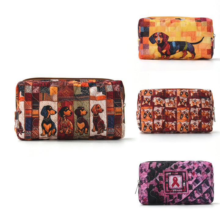 Cosmetic pouch with colorful animal design Bowlift