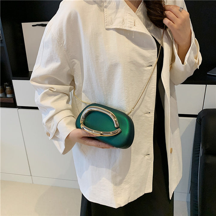 Chic Sculpted Crossbody Handbag Bowlift