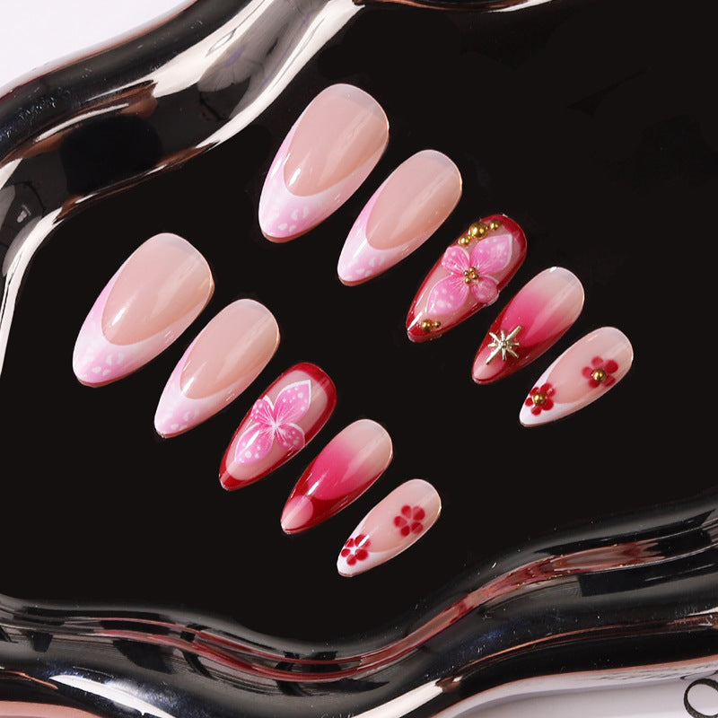 Premium Artistic Press-On Nail Collection Bowlift