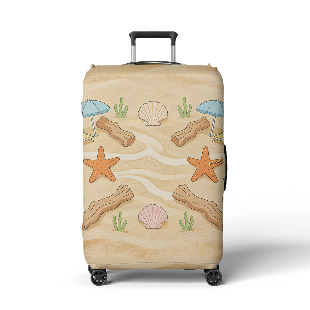 Women's suitcase cover with beach motif Bowlift
