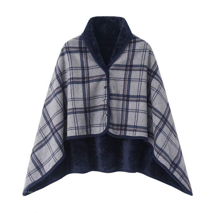 Women Cozy Blanket Poncho Bowlift