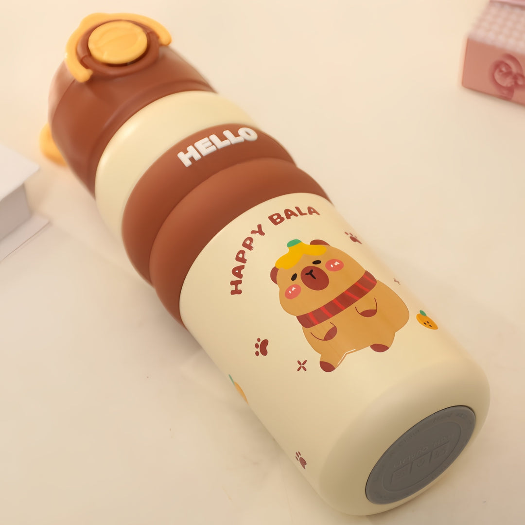 Women's durable water bottle with practical lid Bowlift
