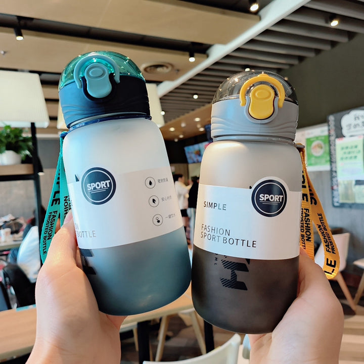 Women Stylish Water Bottle with Carrying Strap Bowlift