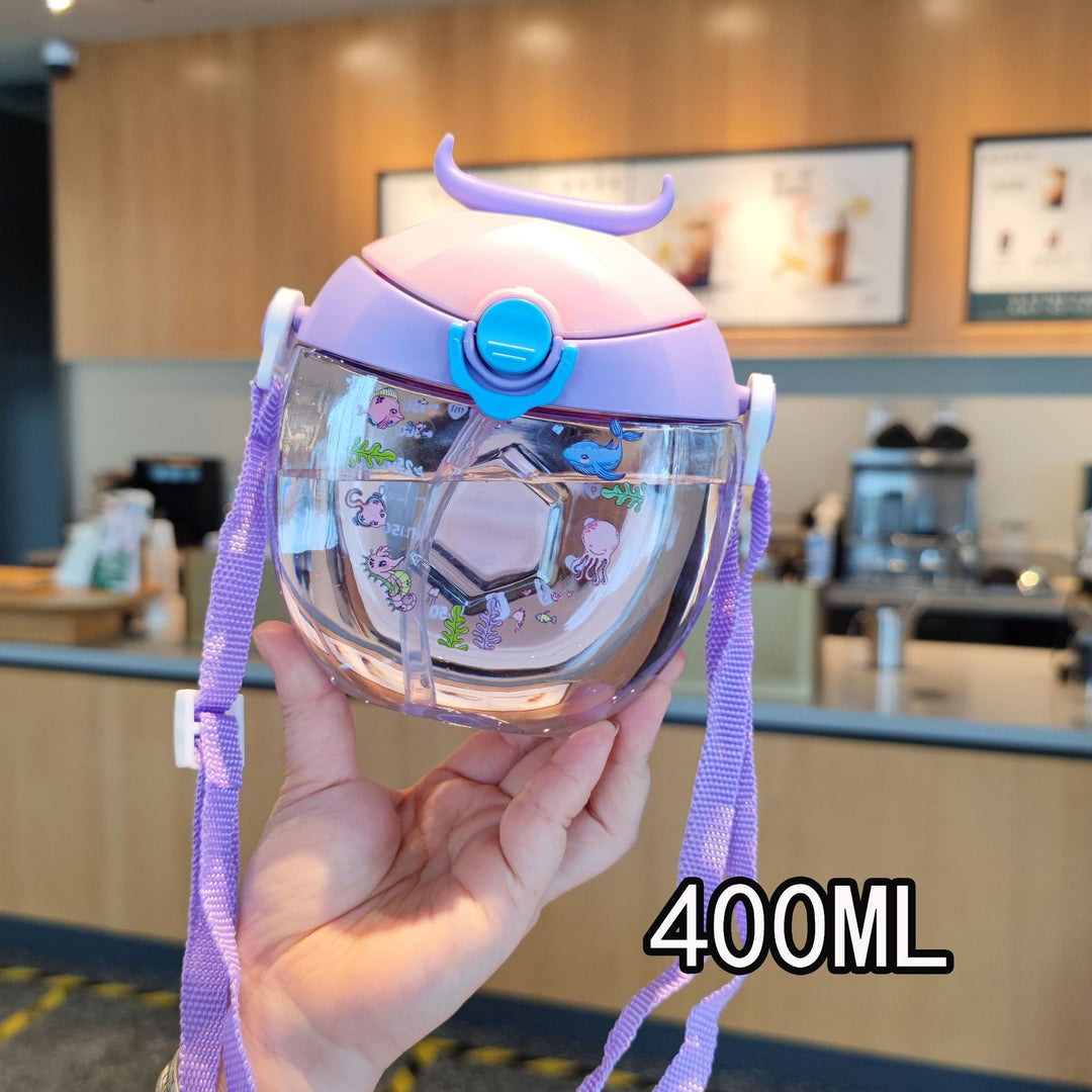 Ladies Playful Drinking Bottle with Secure Handle Bowlift