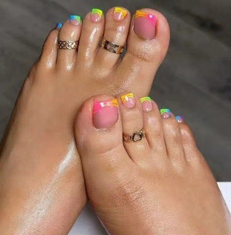 Stylish Toe Nail Art Bowlift