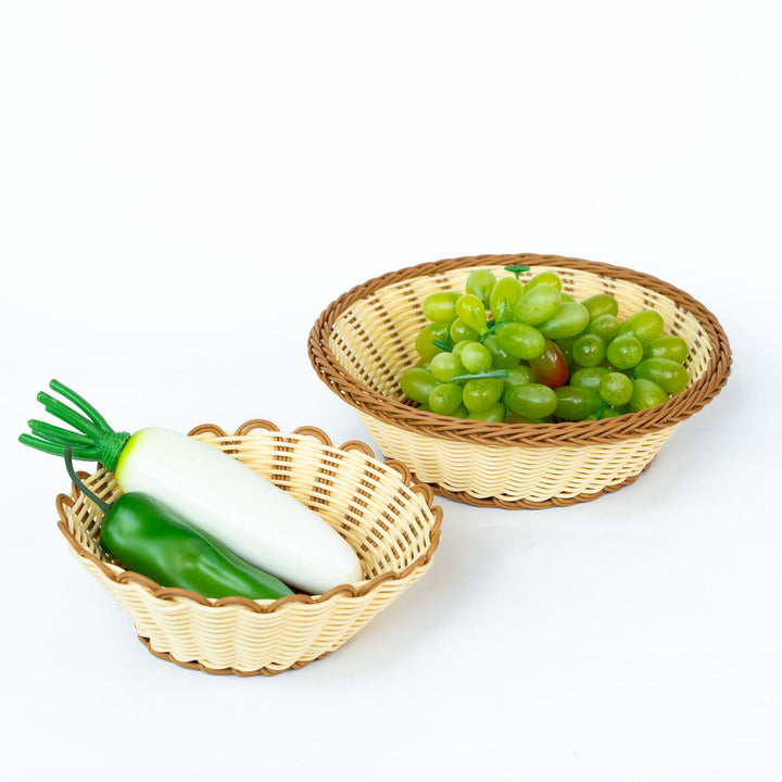 Women's Aesthetic Fruit Bowl with Scalloped Design Bowlift