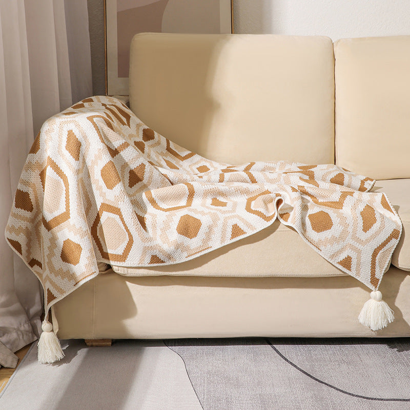Women's Patterned Throw Blanket Bowlift