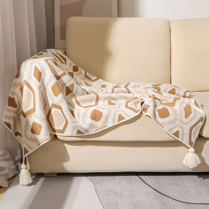 Women's Patterned Throw Blanket Bowlift