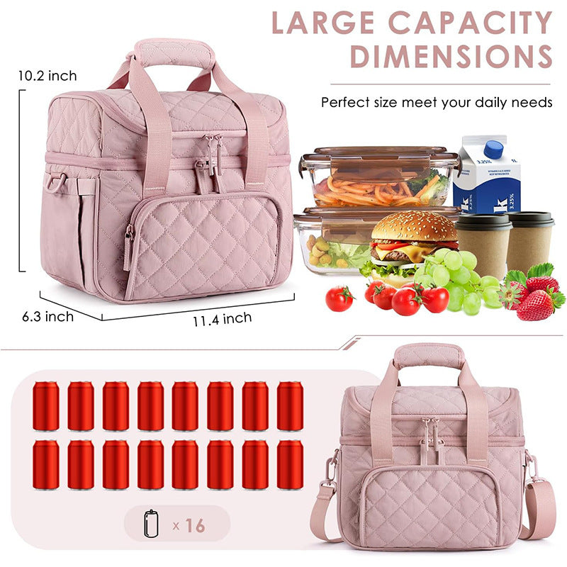 Elegant cooler bag with practical drink holder Bowlift