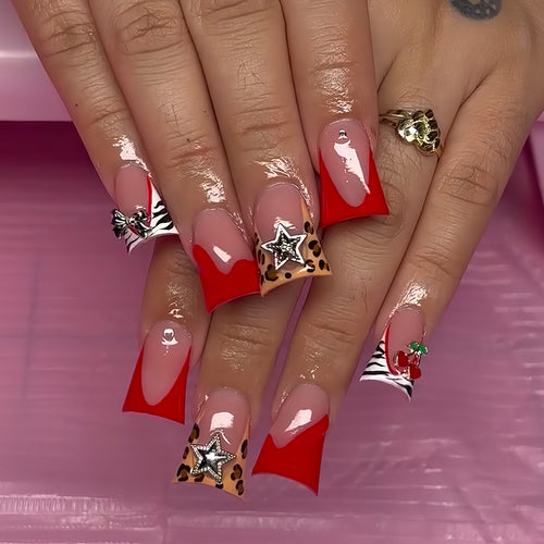 Trendy Artistic Acrylic Nail Design Bowlift