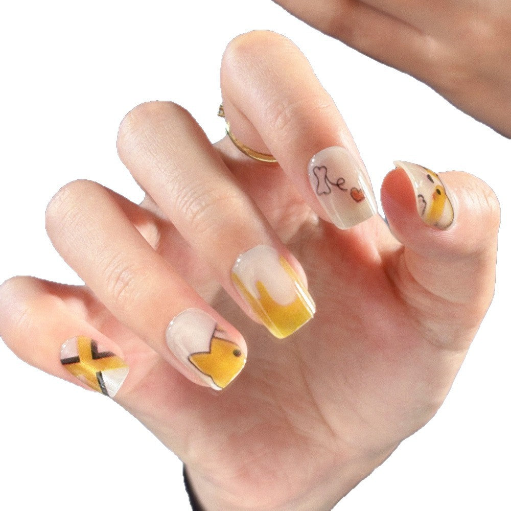 Adorable Animal-Themed Press-On Nail Set Bowlift
