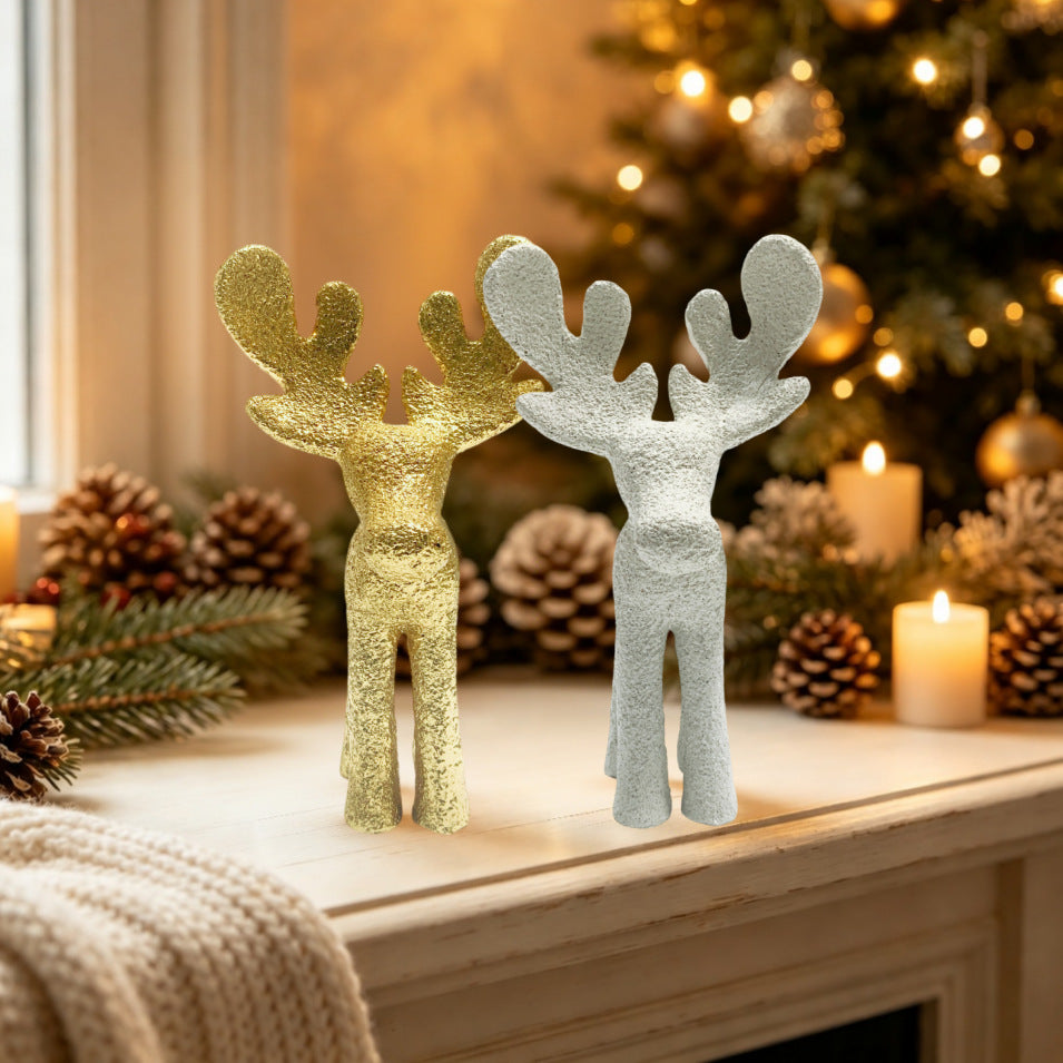 Stylish Reindeer Sculpture Bowlift