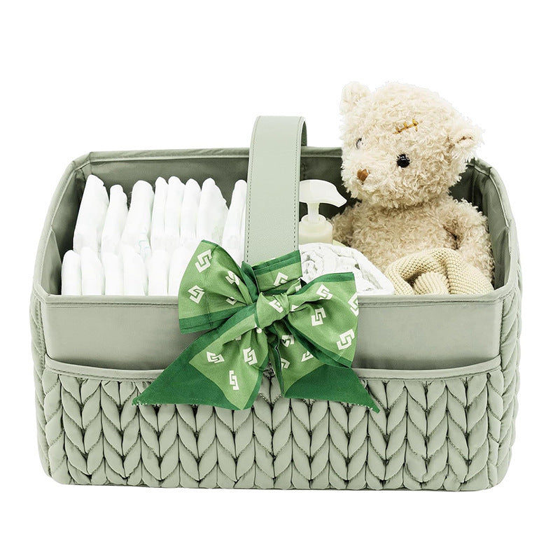 Wrap Organizer Bag with Decorative Bow Bowlift