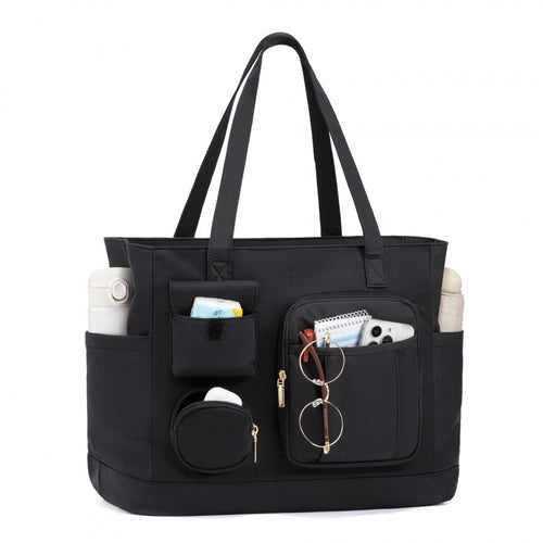 Multifunctional tote bag with multiple compartments Bowlift