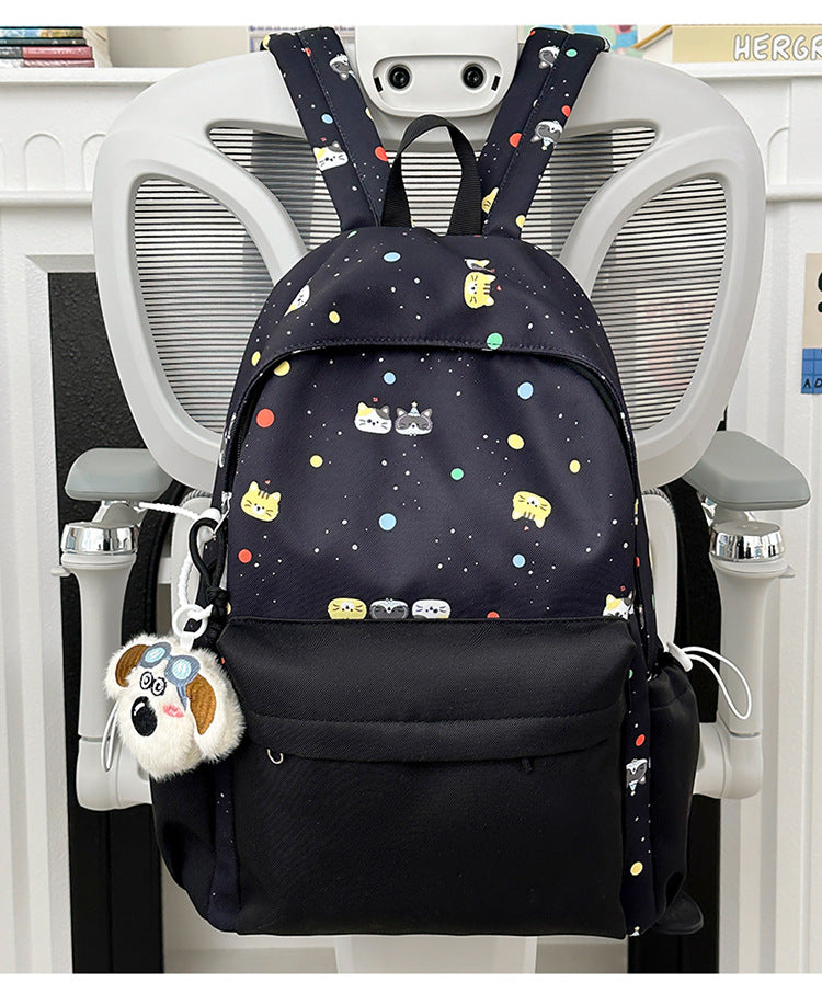 Backpack with Cute Cartoon Design and Practical Compartments Bowlift