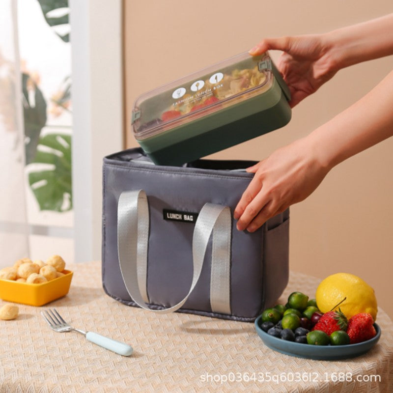 Insulated Multi-Compartment Lunch Tote Bowlift