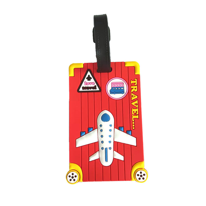 Unisex luggage tag in creative airplane design Bowlift