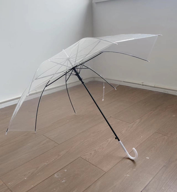 Unisex Automatic Transparent Umbrella Bowlift