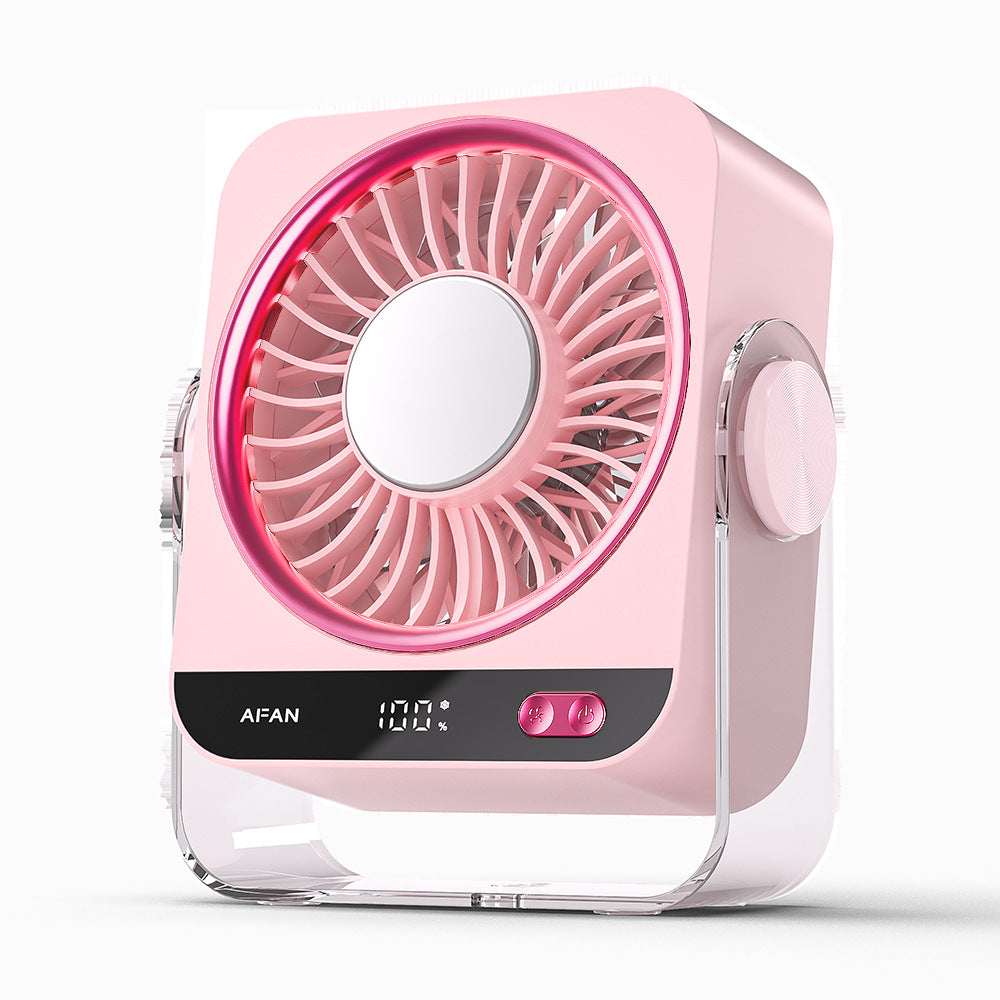 Ladies table fan with digital control and variable fan speed Bowlift