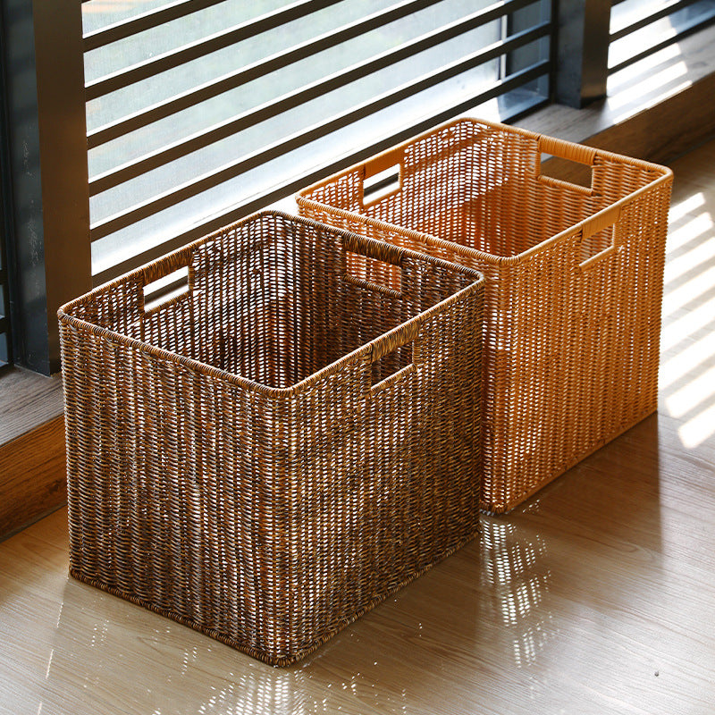 Unisex Spacious Storage Basket made of Woven Natural Material Bowlift
