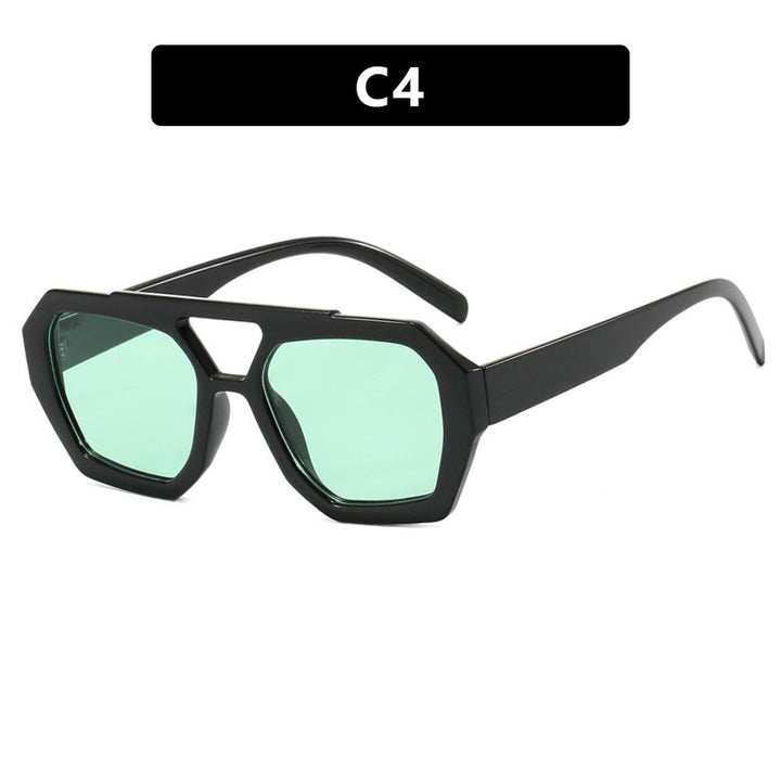 Women's oversized sunglasses in striking, octagonal design Bowlift