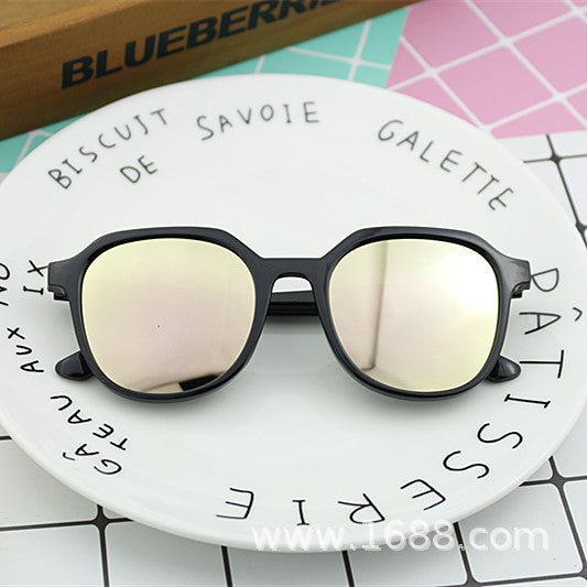 Women's geometric sunglasses with transparent frame structure Bowlift