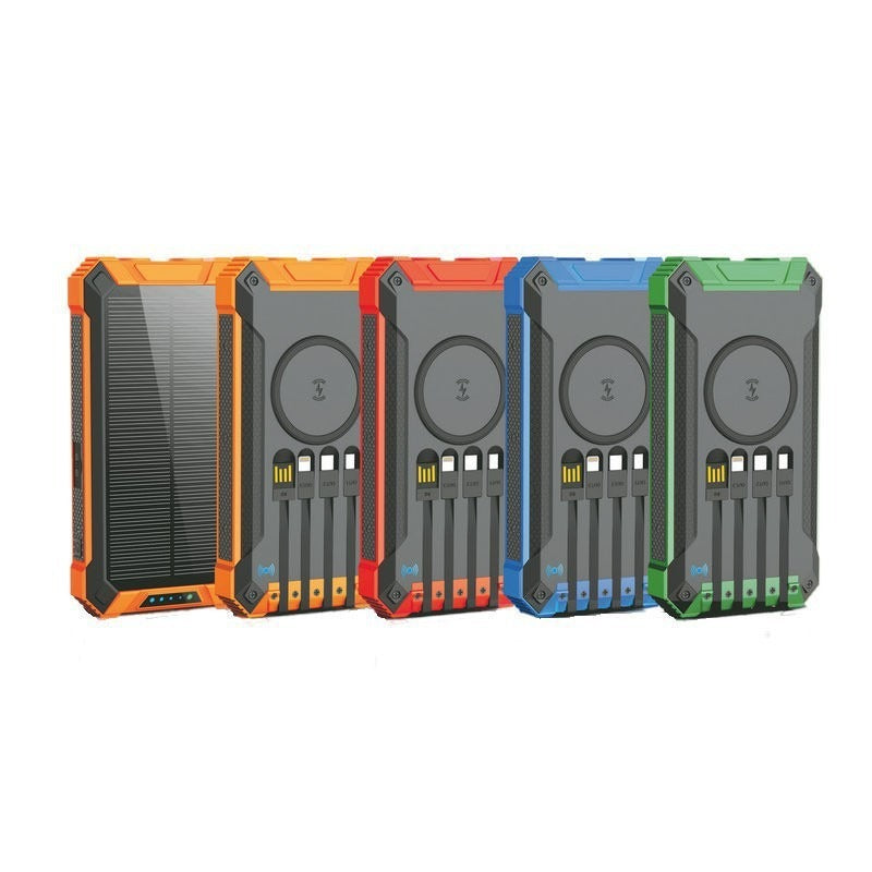 Solar Powerbank with Flashlight By Bowlift
