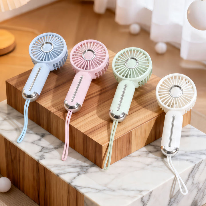 Women Portable Hand Fan with USB Charging Function and Flexible Design Bowlift