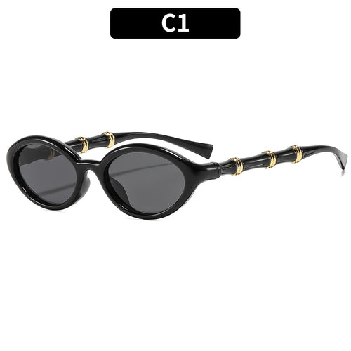 Fashionable Oval Frame Sunglasses