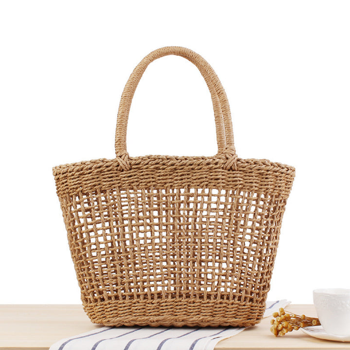 Handmade woven basket bag in Scandinavian style Bowlift