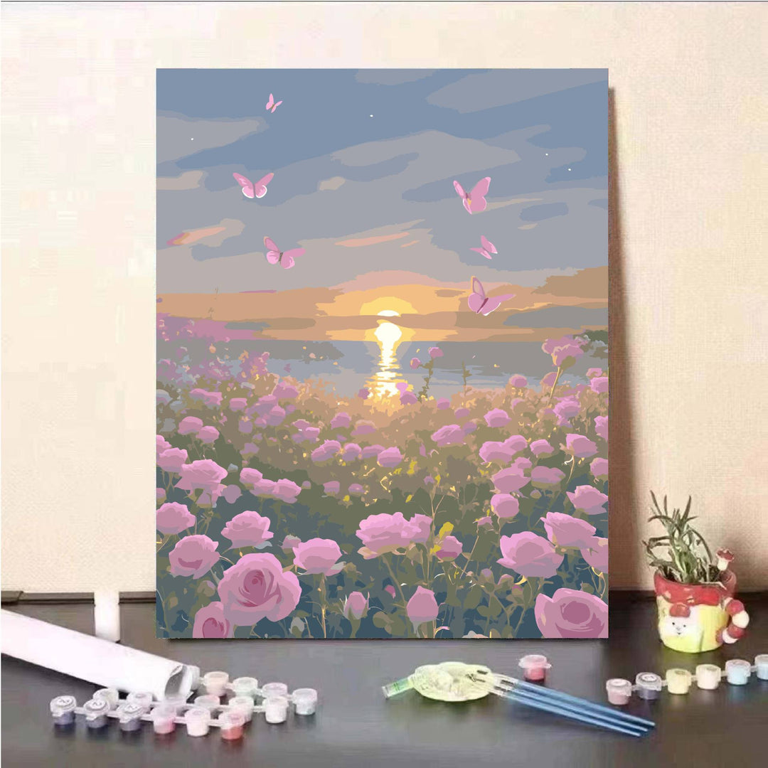 Scenic Landscape Paint by Numbers Kit Bowlift