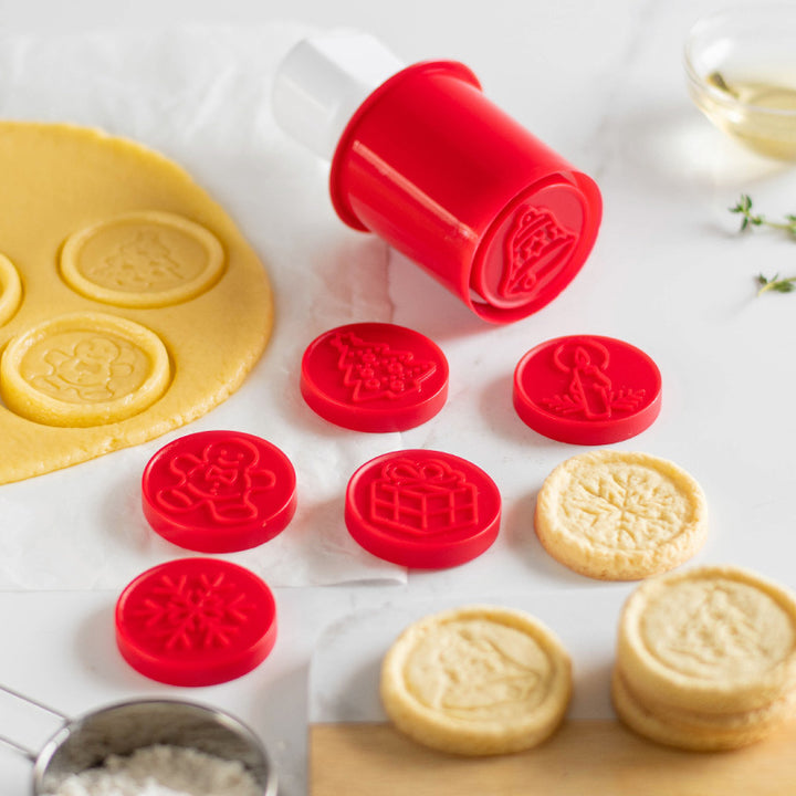 Funnier silicone cookie stamp with animal motifs Bowlift