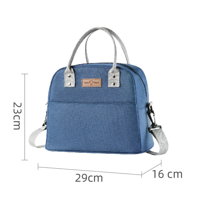 Insulated Lunch Tote with Side Pocket Bowlift