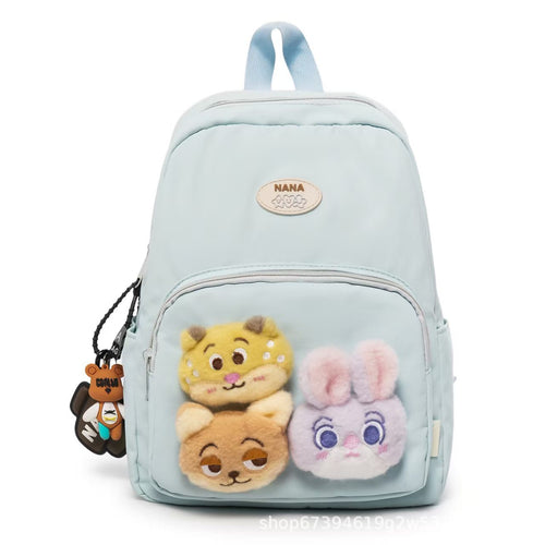 Plush Character-Themed Backpack Bowlift