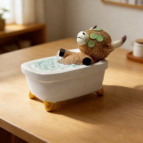 Duck figure in stylish relaxation bath Bowlift