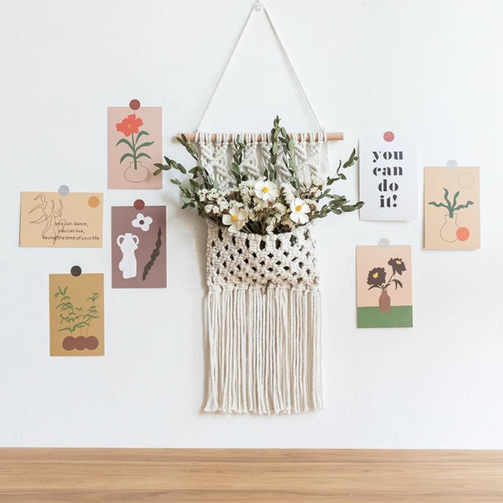 Macrame Wall Hanging with Elegant Fringe Look Bowlift