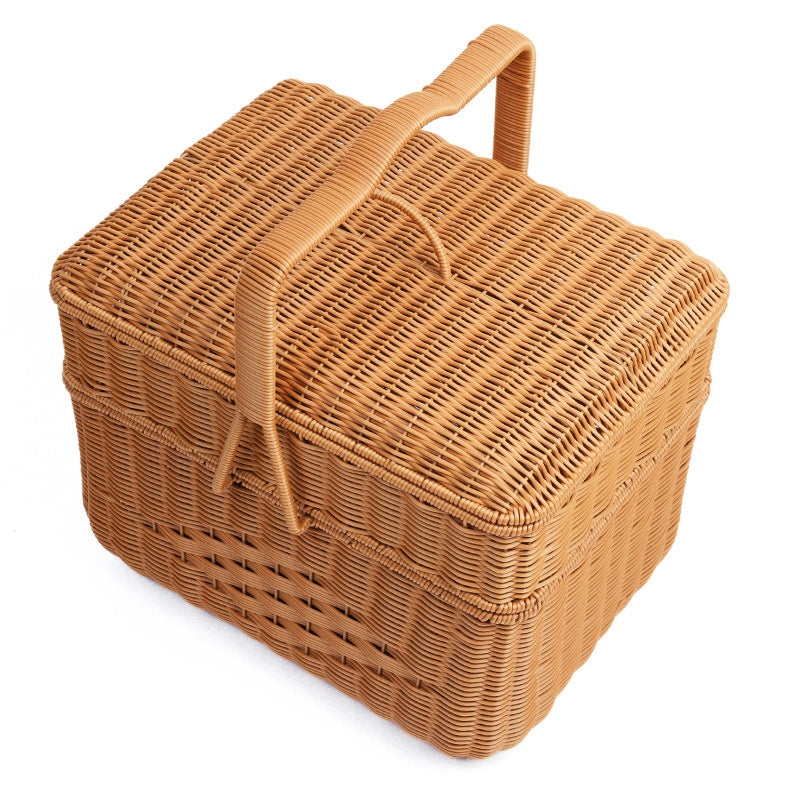 Round Woven Storage Basket Bowlift