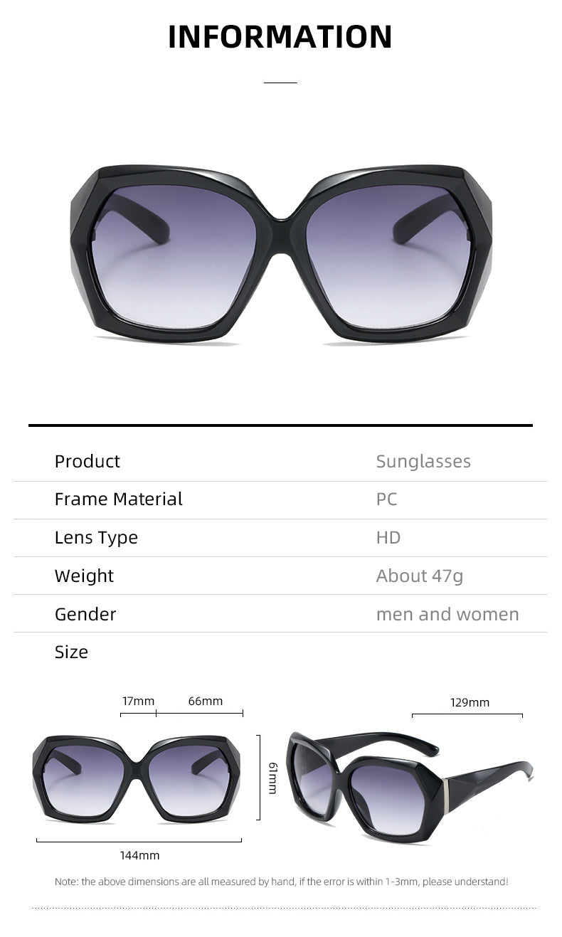 Women's designer sunglasses in innovative polygon design Bowlift