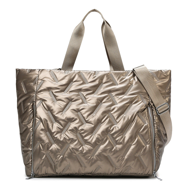 Quilted Multi-Functional Tote Bag Bowlift