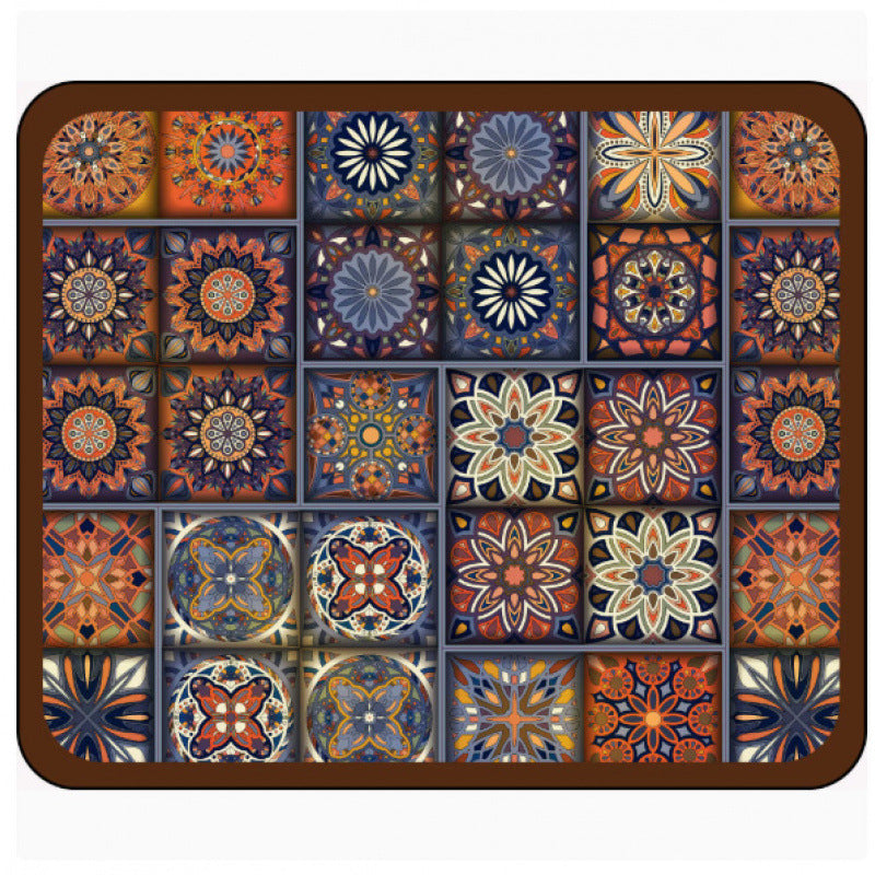 Geometric Patterned Floor Mat