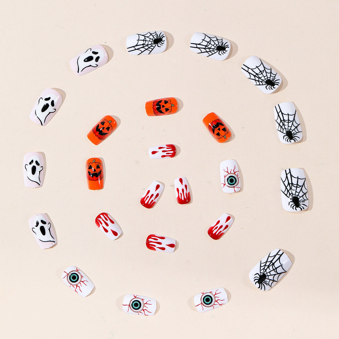 Halloween-Themed 3D Acrylic Nail Art Set Bowlift