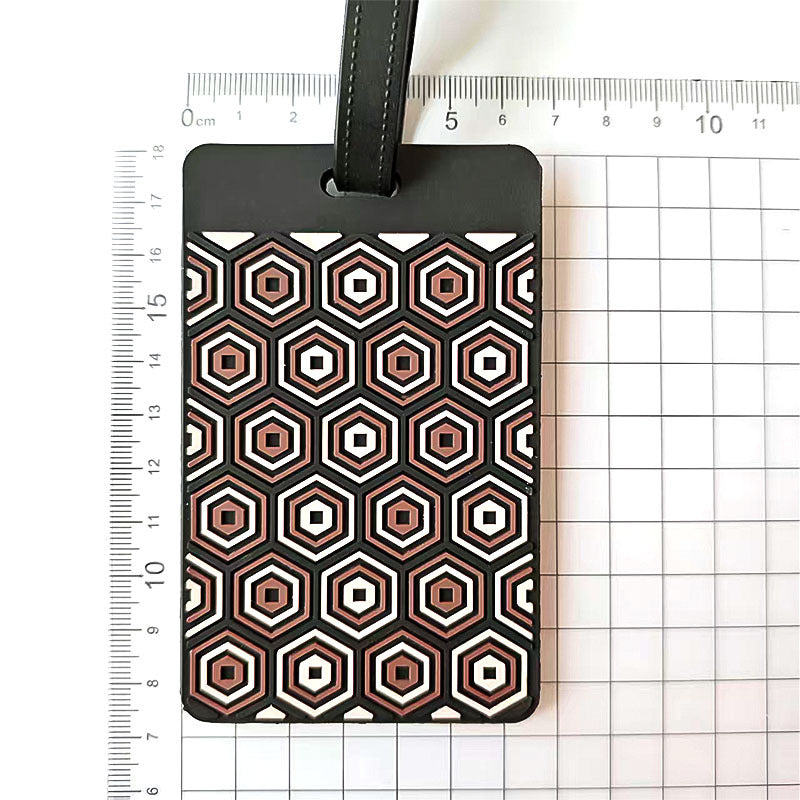 Unisex Retro Puzzle-Themed Luggage Tag Bowlift