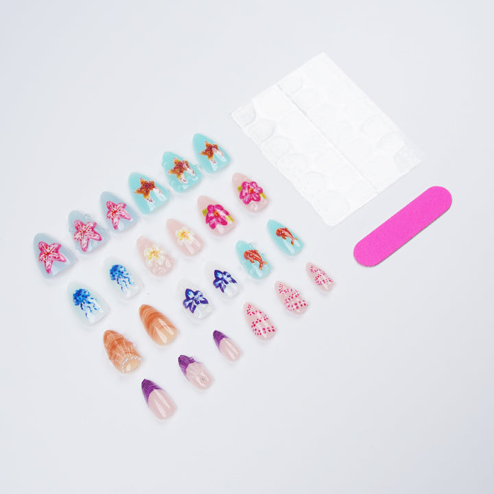 Elegant Artificial Nail Design Bowlift