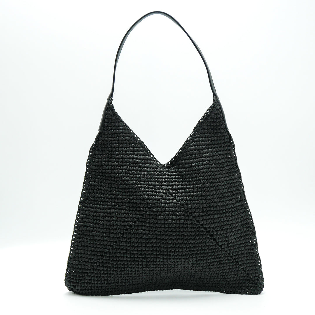 Hand-crocheted shoulder bag with modern design Bowlift
