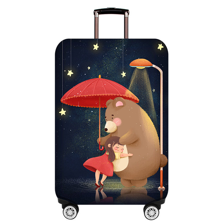 Women's Hard Shell Suitcase with Charming Children's Design Bowlift