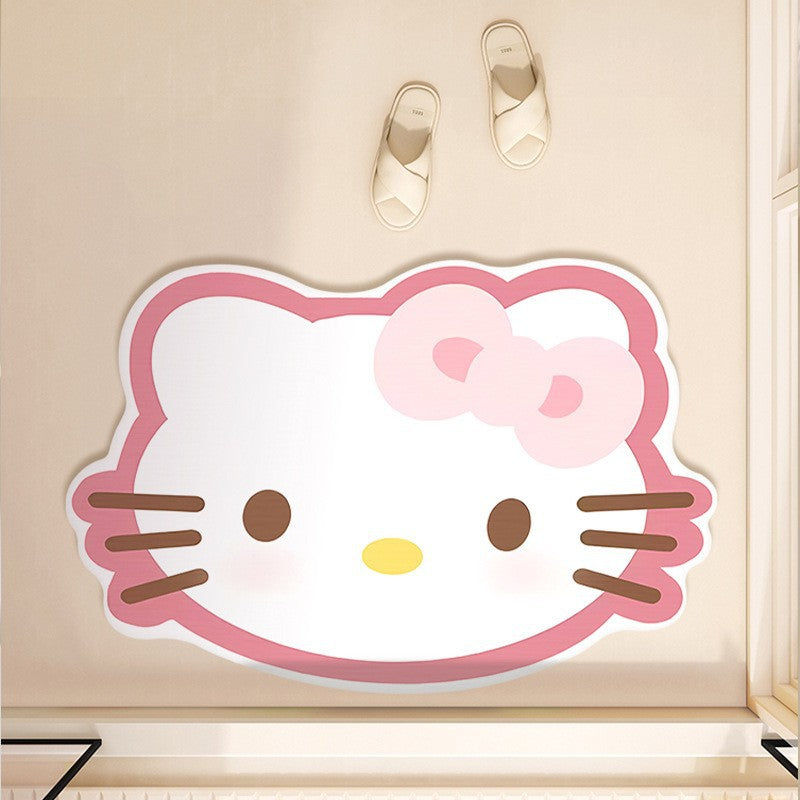 Cartoon-Themed Decorative Area Mat