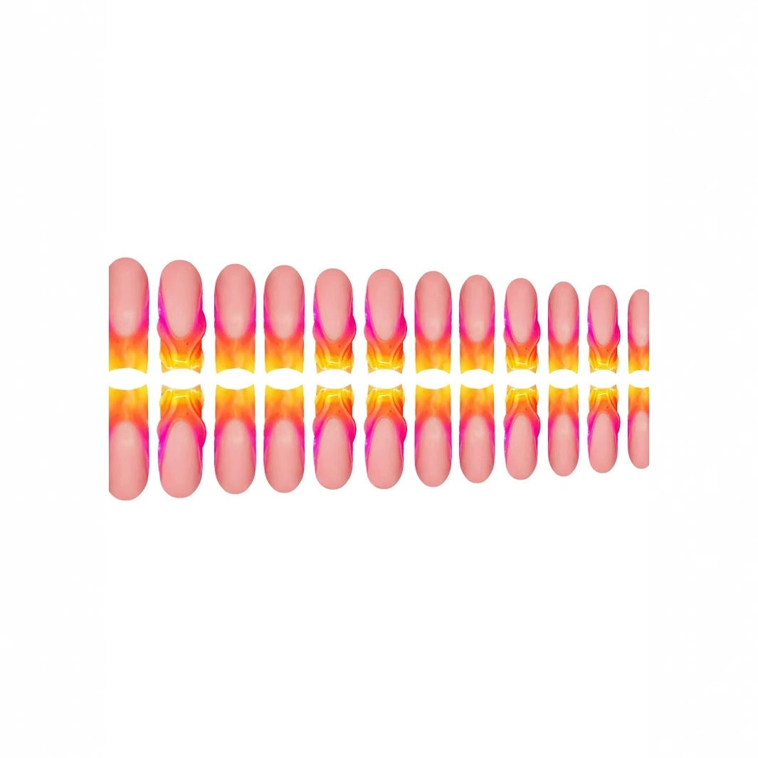 Artistic Gradient Nail Art Bowlift