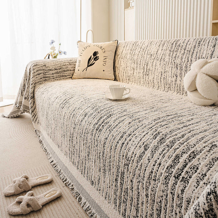 Textured Decorative Sofa Throw Blanket