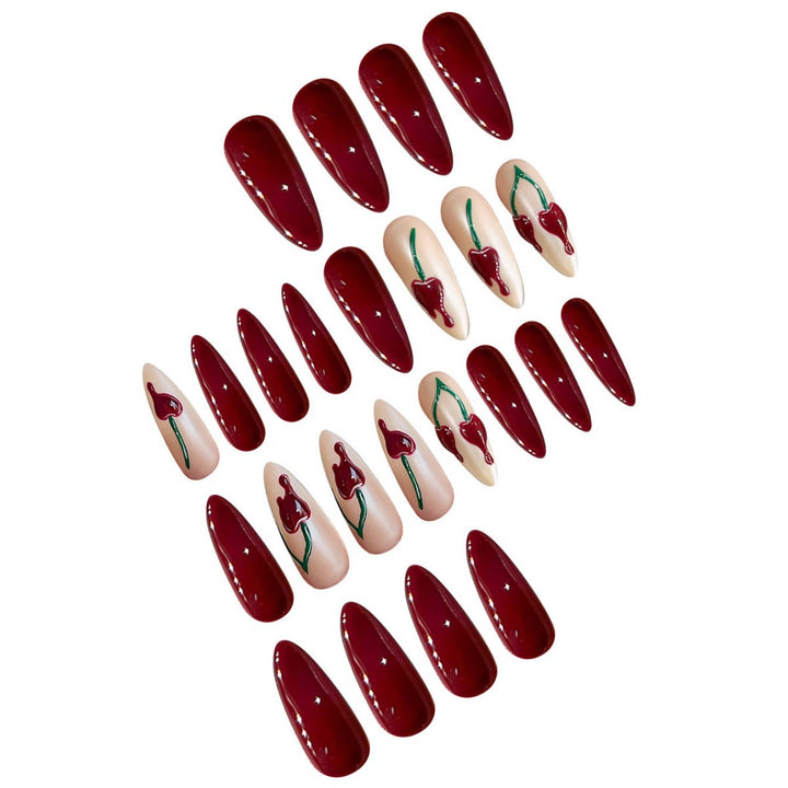 Stylish Stiletto Press-On Nail Set Bowlift