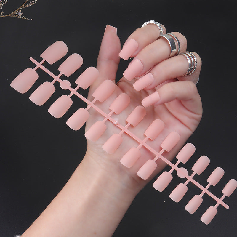 Matte Finish Press-On Nail Set Bowlift